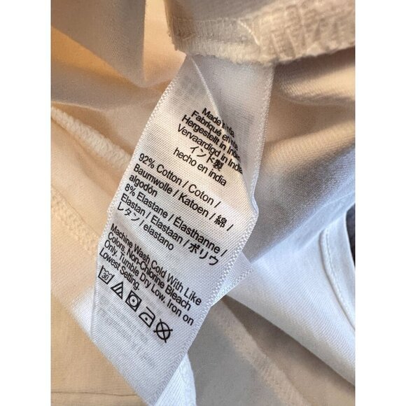 NWT J. Crew Open-back puff-sleeve top in stretch cotton blend Ivory Sz XS - Picture 8 of 8